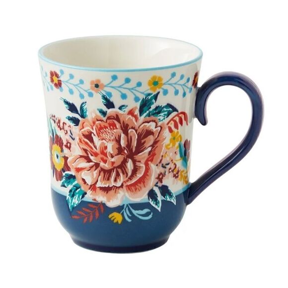 🦋 New Pioneer Woman Keepsake Floral Stoneware Mug, 15-Ounces - Picture 5 of 8
